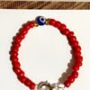 Pulsera roja de protección con ojo turco para Bebé  #124