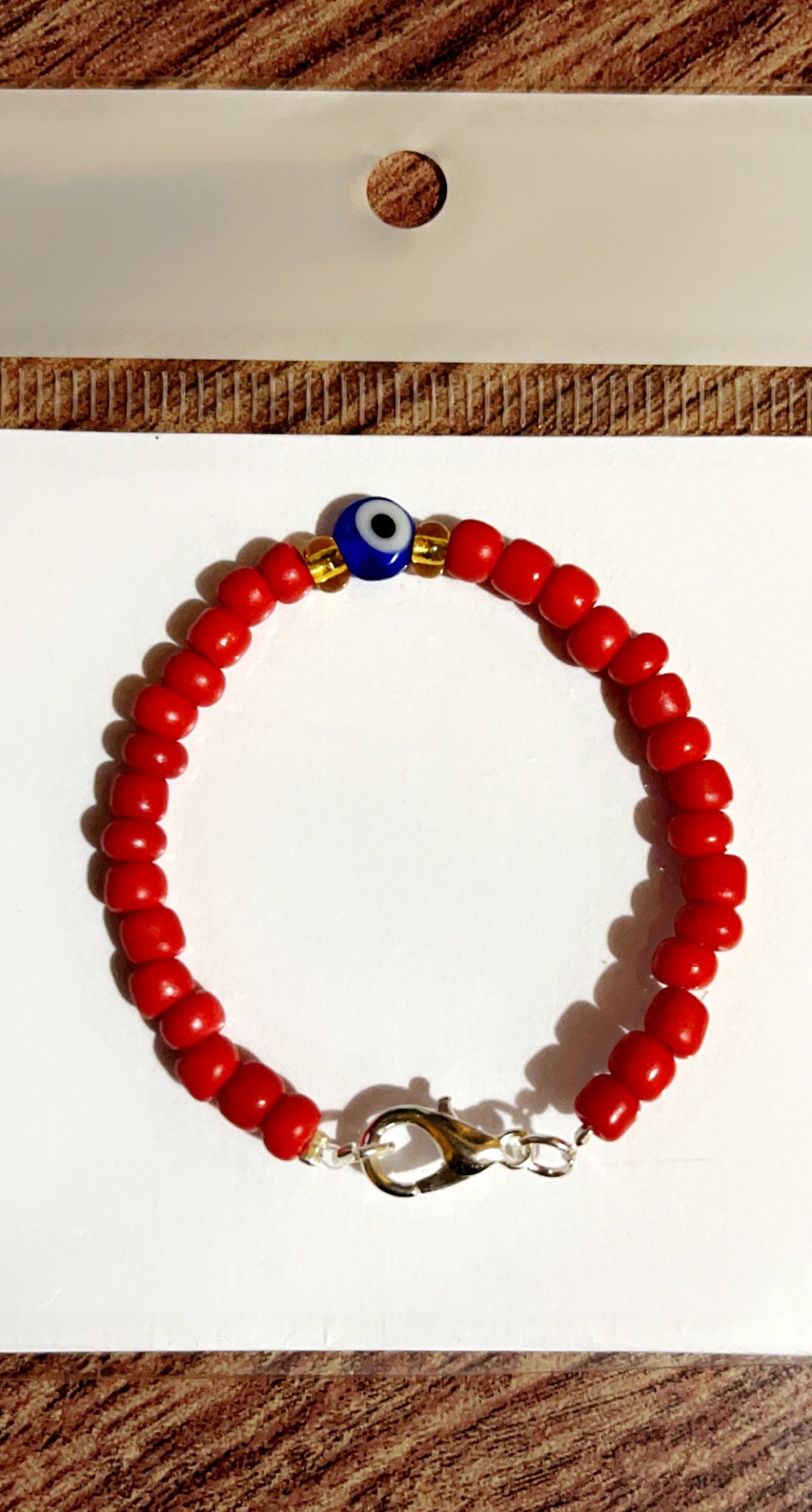 Pulsera roja de protección con ojo turco para Bebé #124